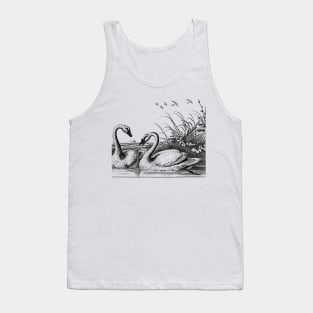 Swan Couple Tank Top